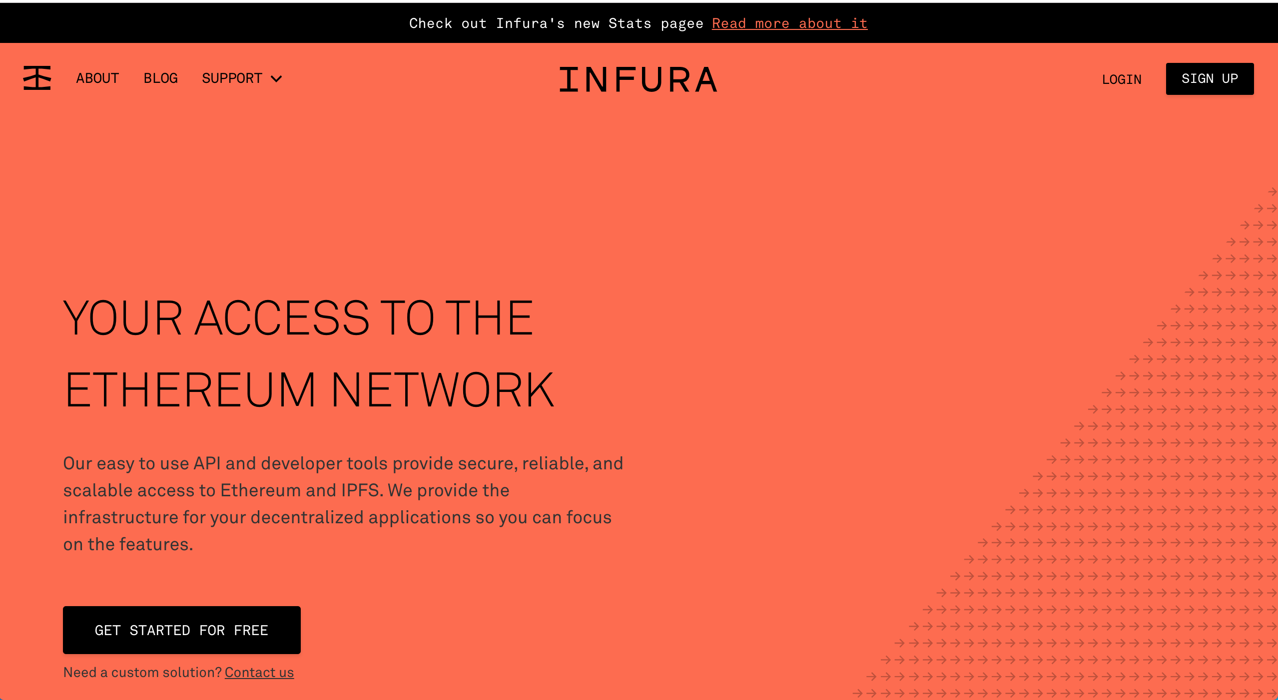 Infura Ethereum Node Service